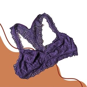 Aerie Plum Lace Bralette